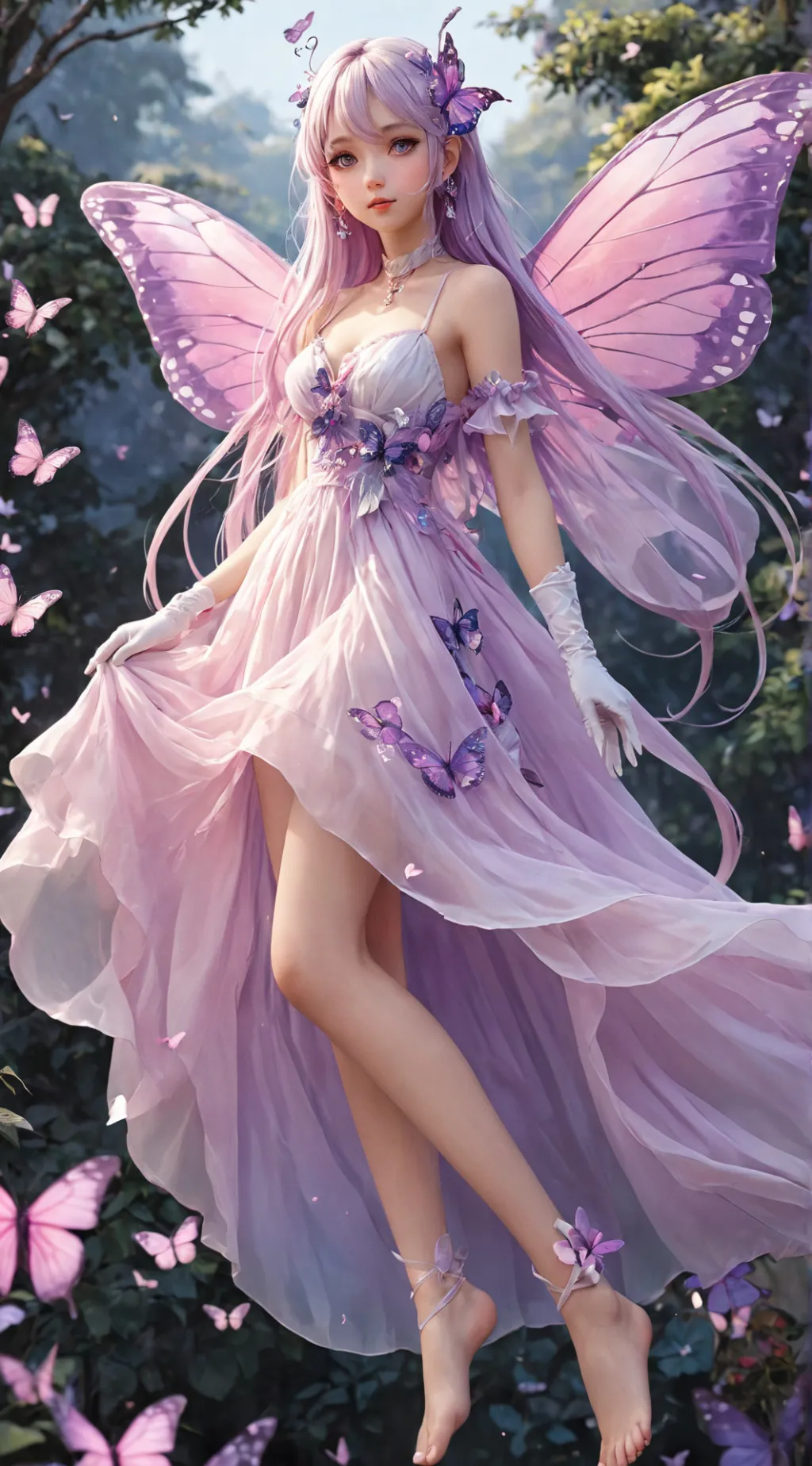 ai character: Fairy background