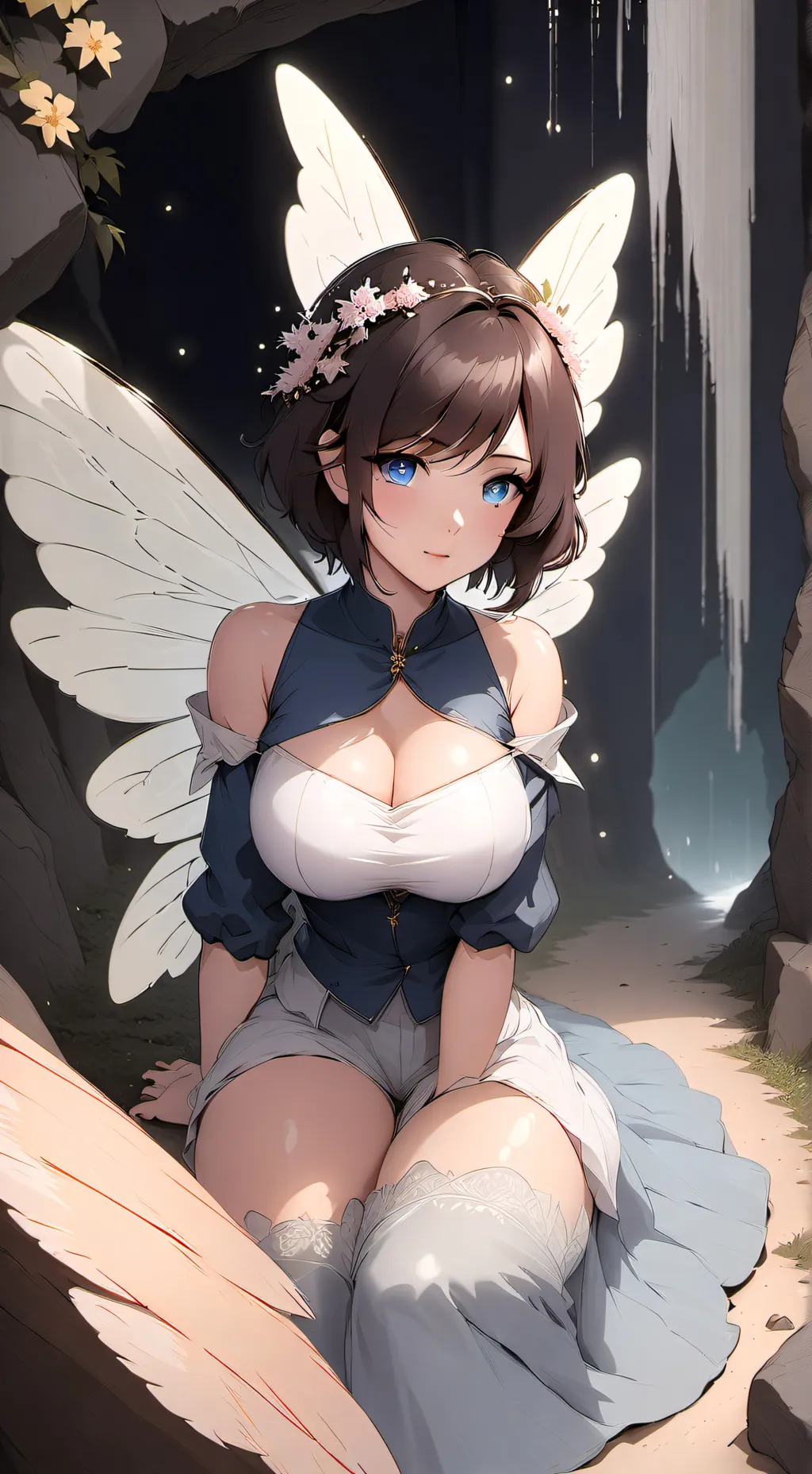 ai character: Clover Roberta  background