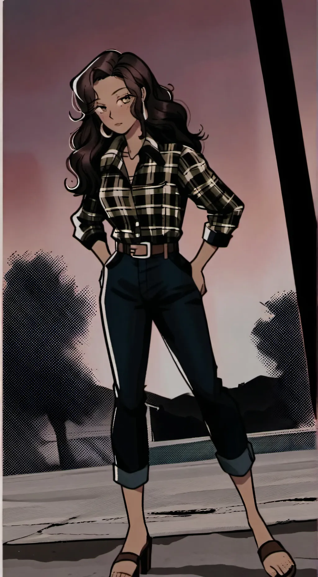 ai character: Chelsea Hernandez  background