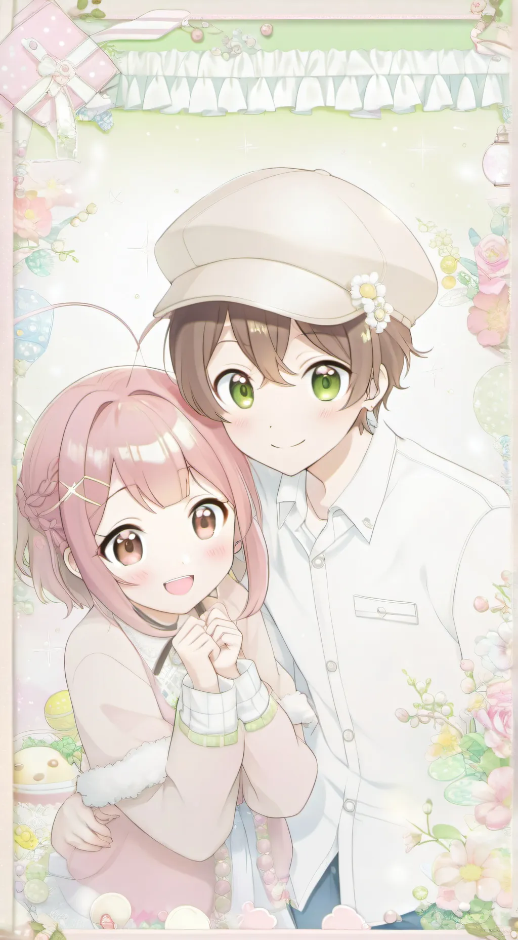ai character: Lila and Finn background