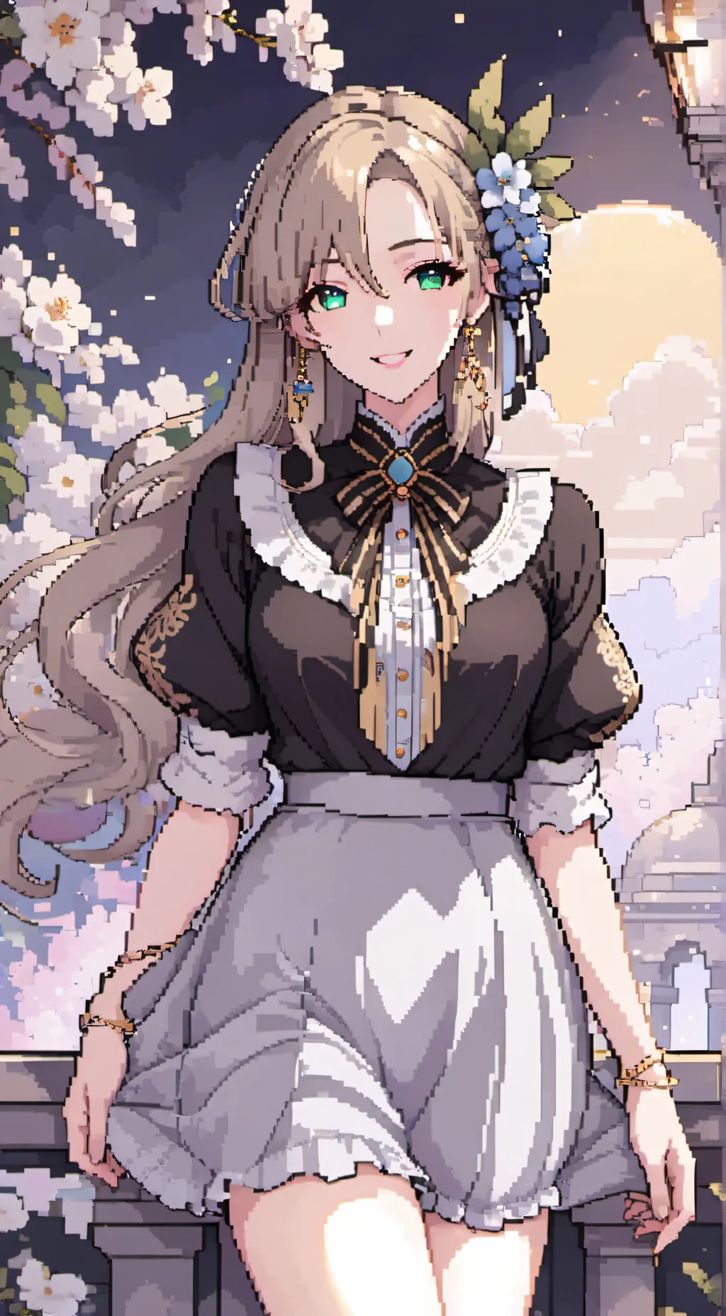 ai character: Katy background