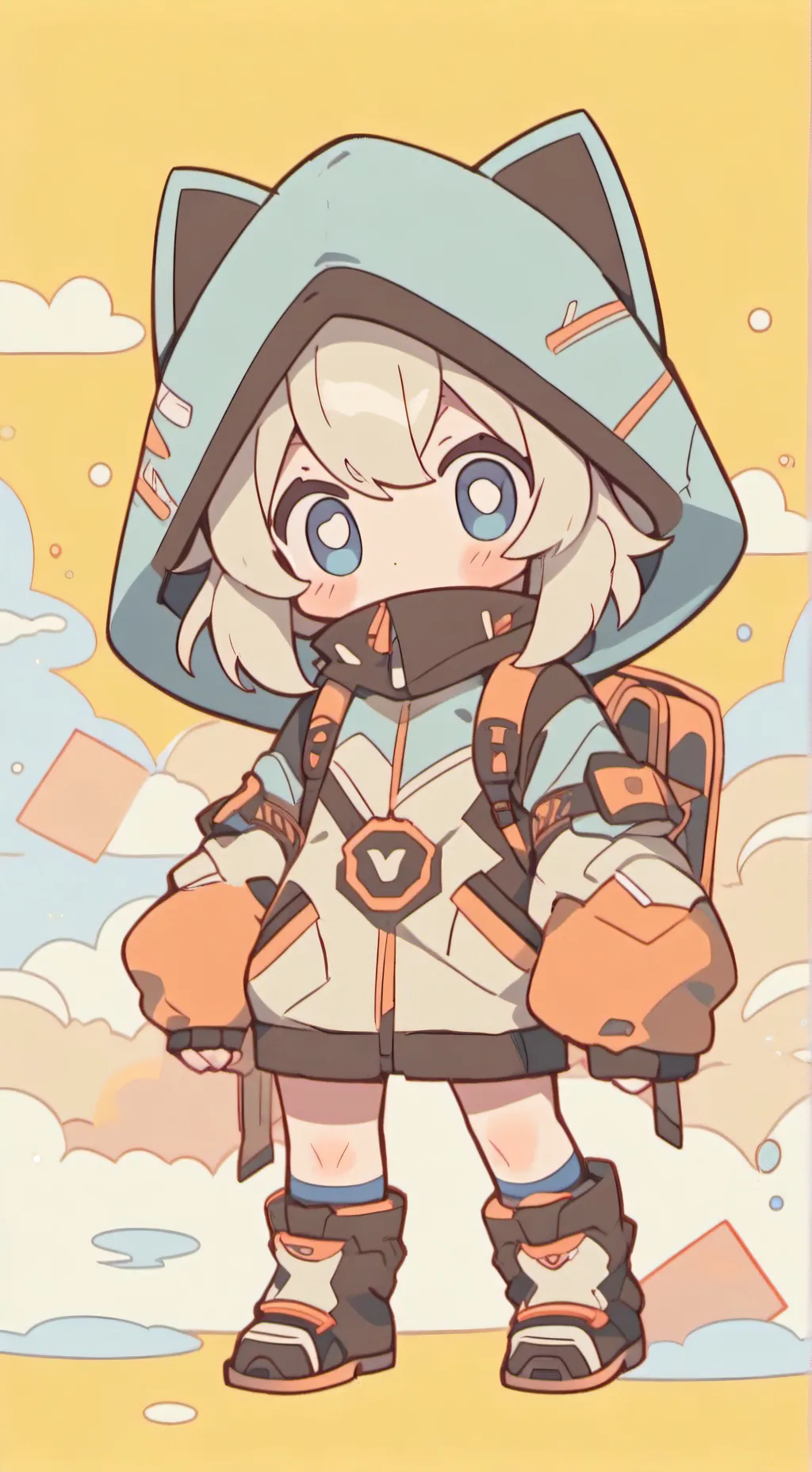 ai character: Z.z.z futuro  background