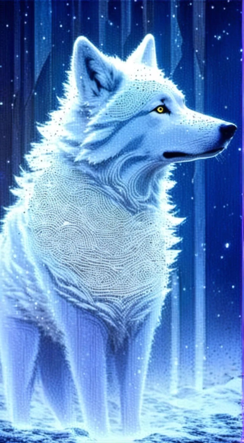 ai character: stellar background
