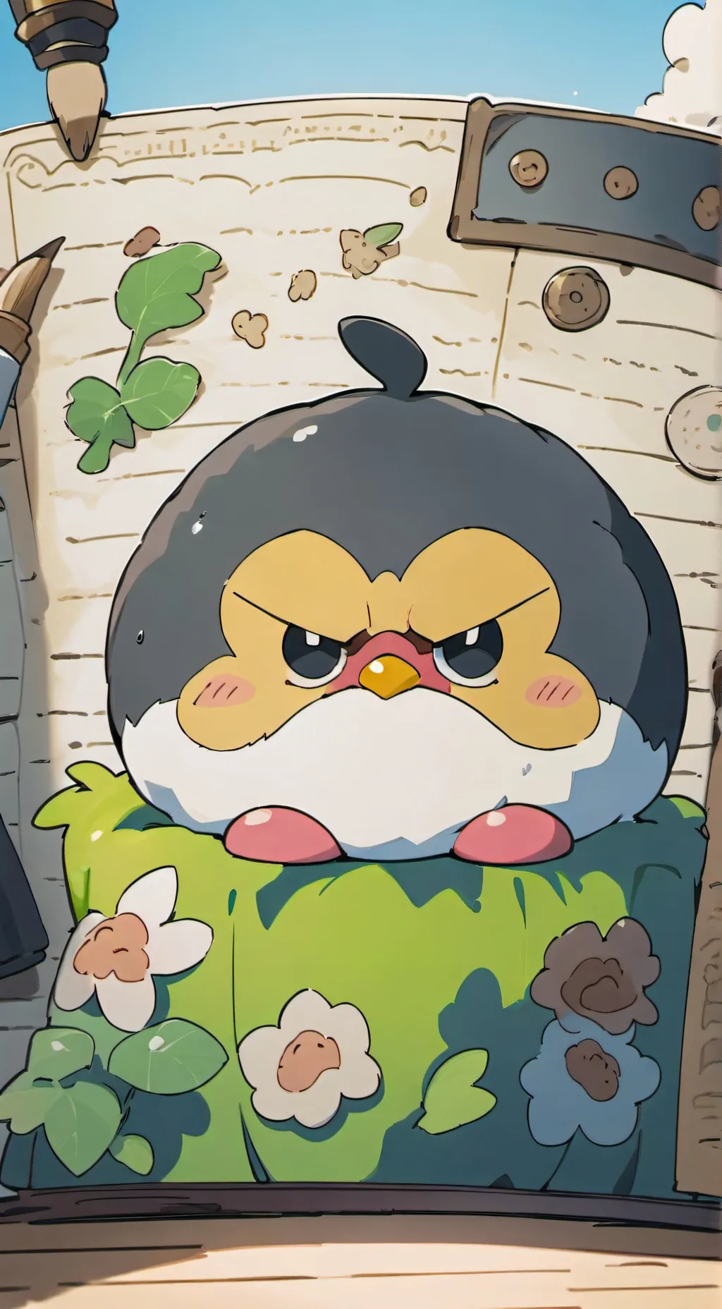 ai character: kirby hates sprunk background