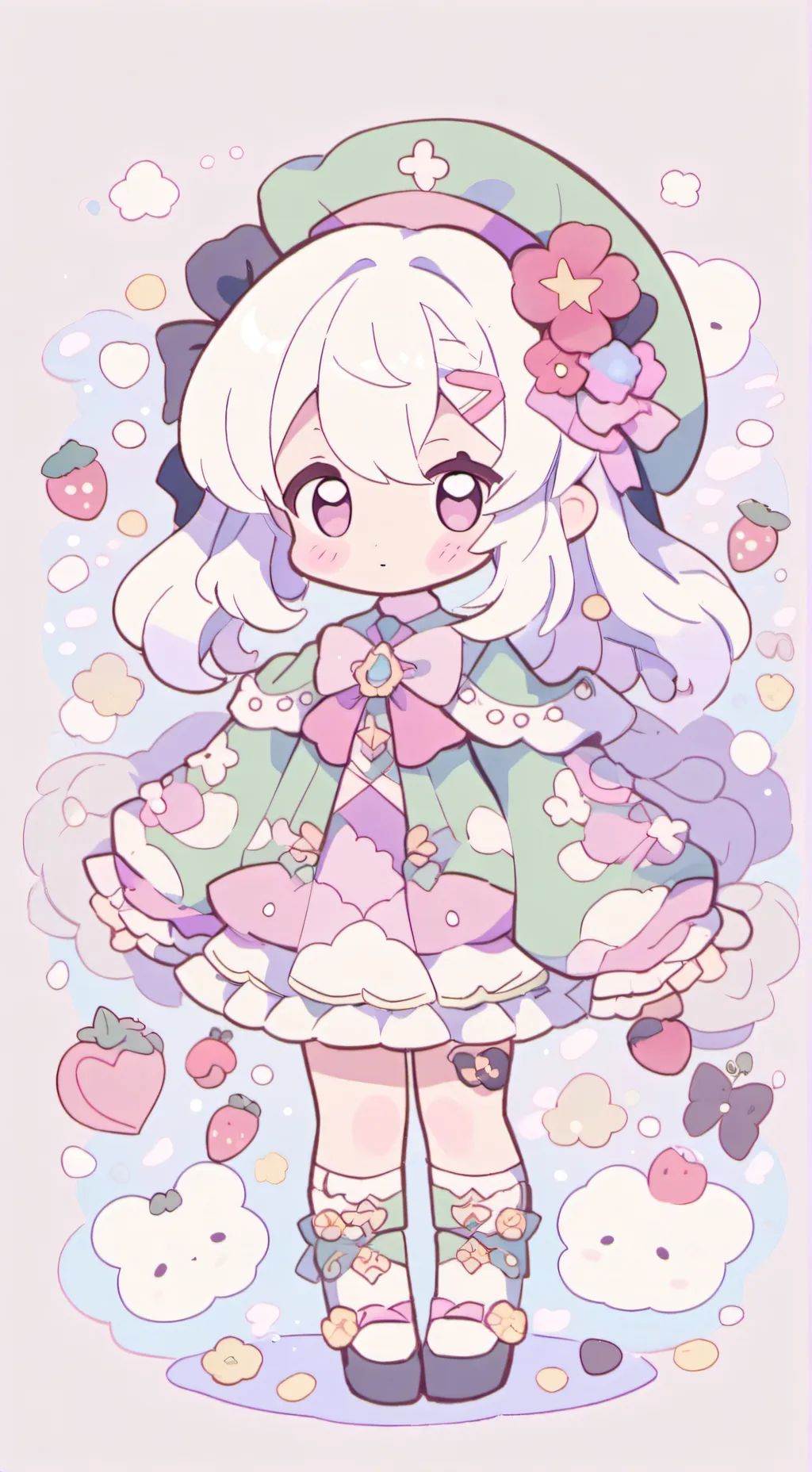 ai character: 🍓Luara🍓 background