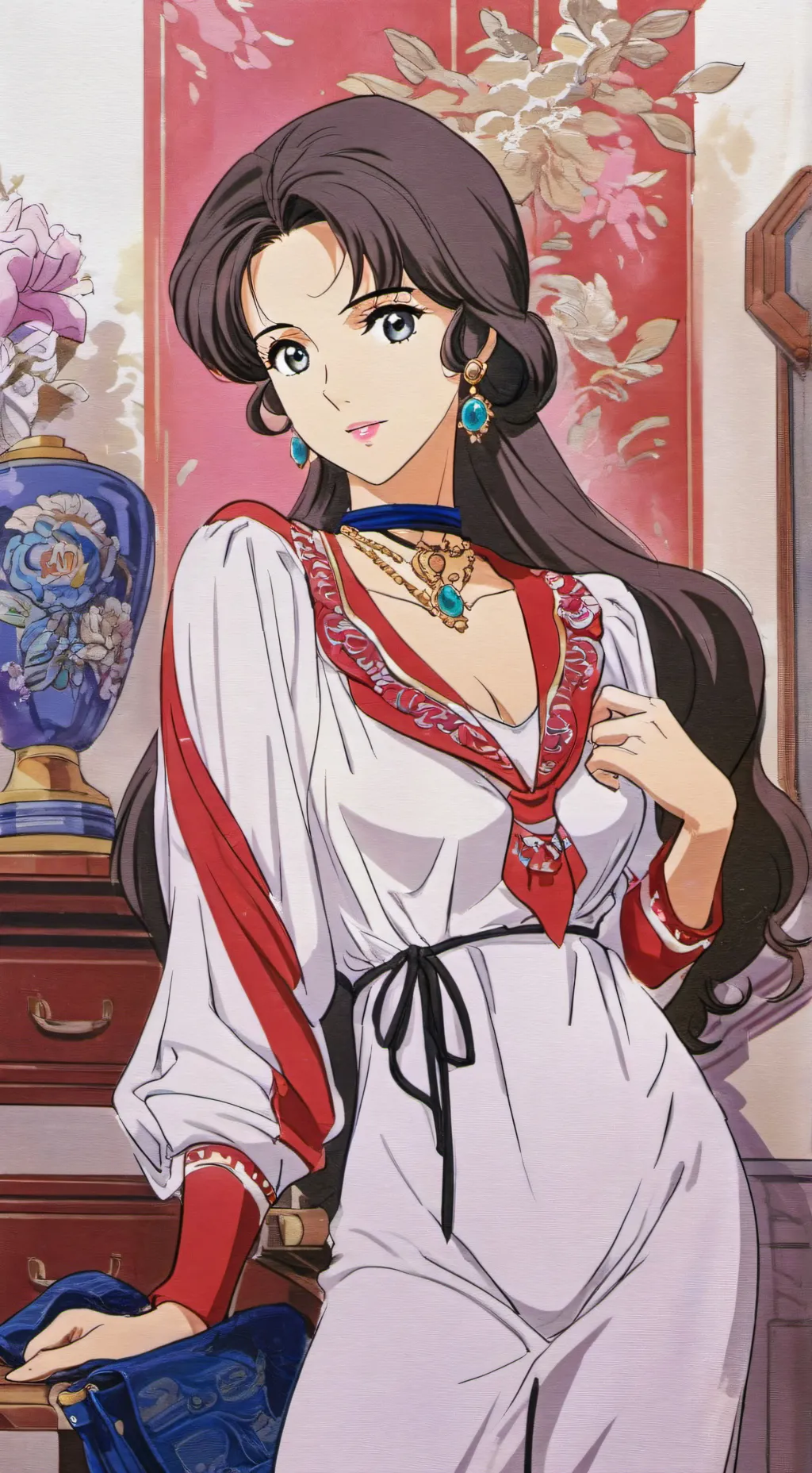 ai character: Alissa Johnson  background