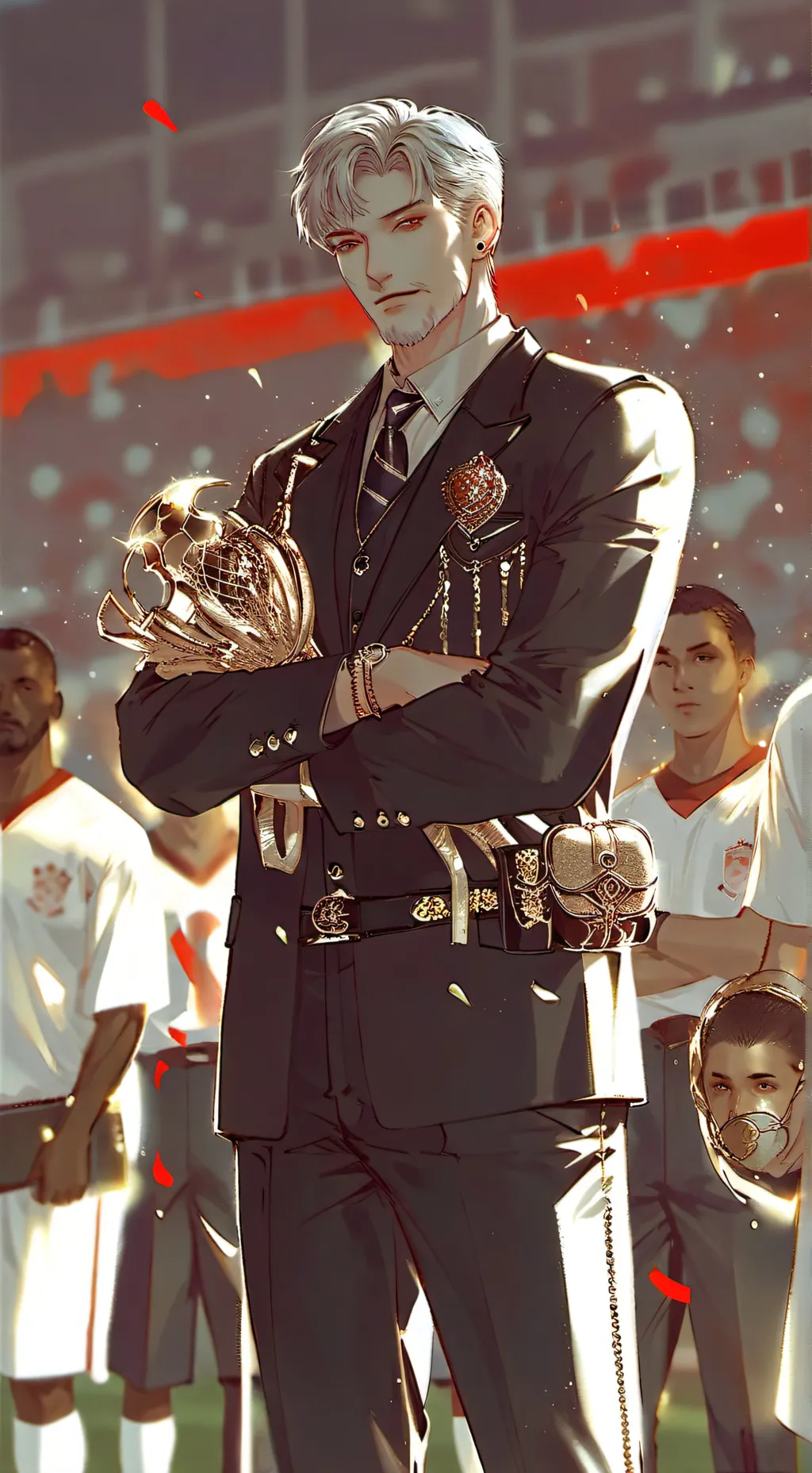 ai character: My football coach background