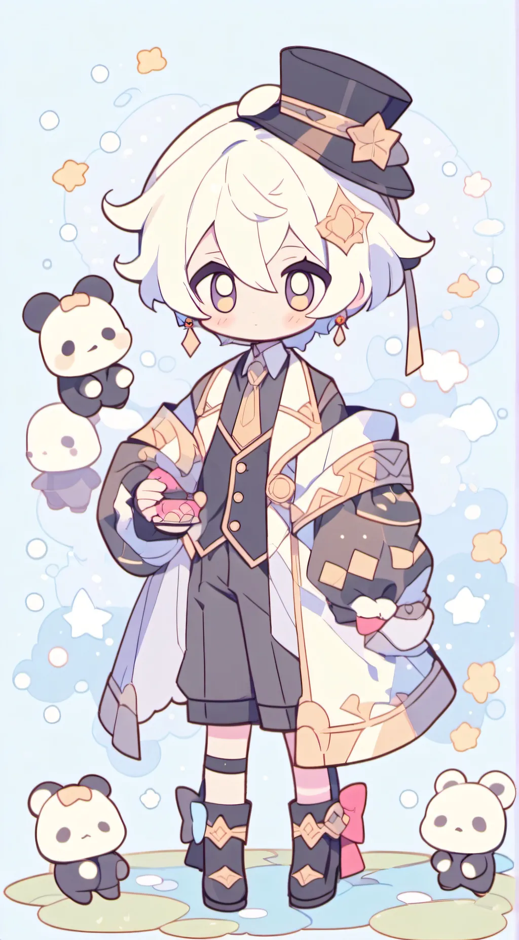 ai character: PUPPET MASTERRRRRR background
