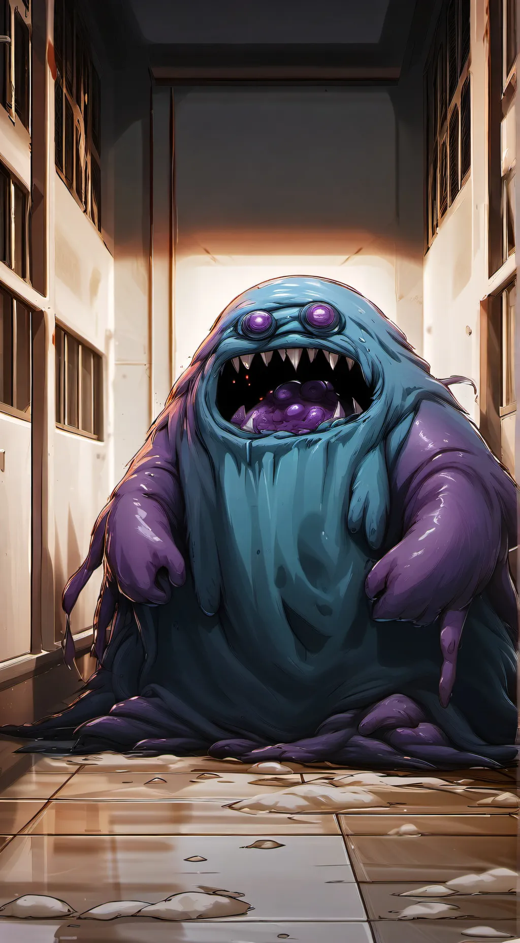 ai character: Oozing Moozzy background