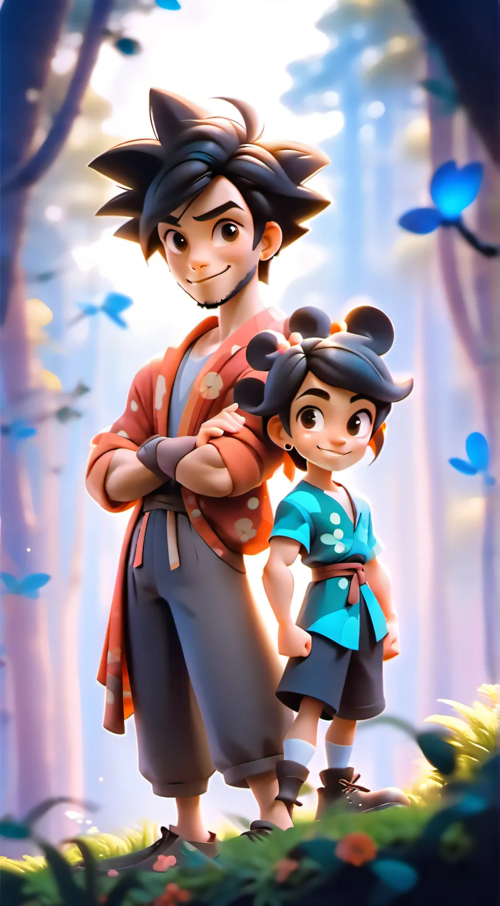 ai character: Lumi background