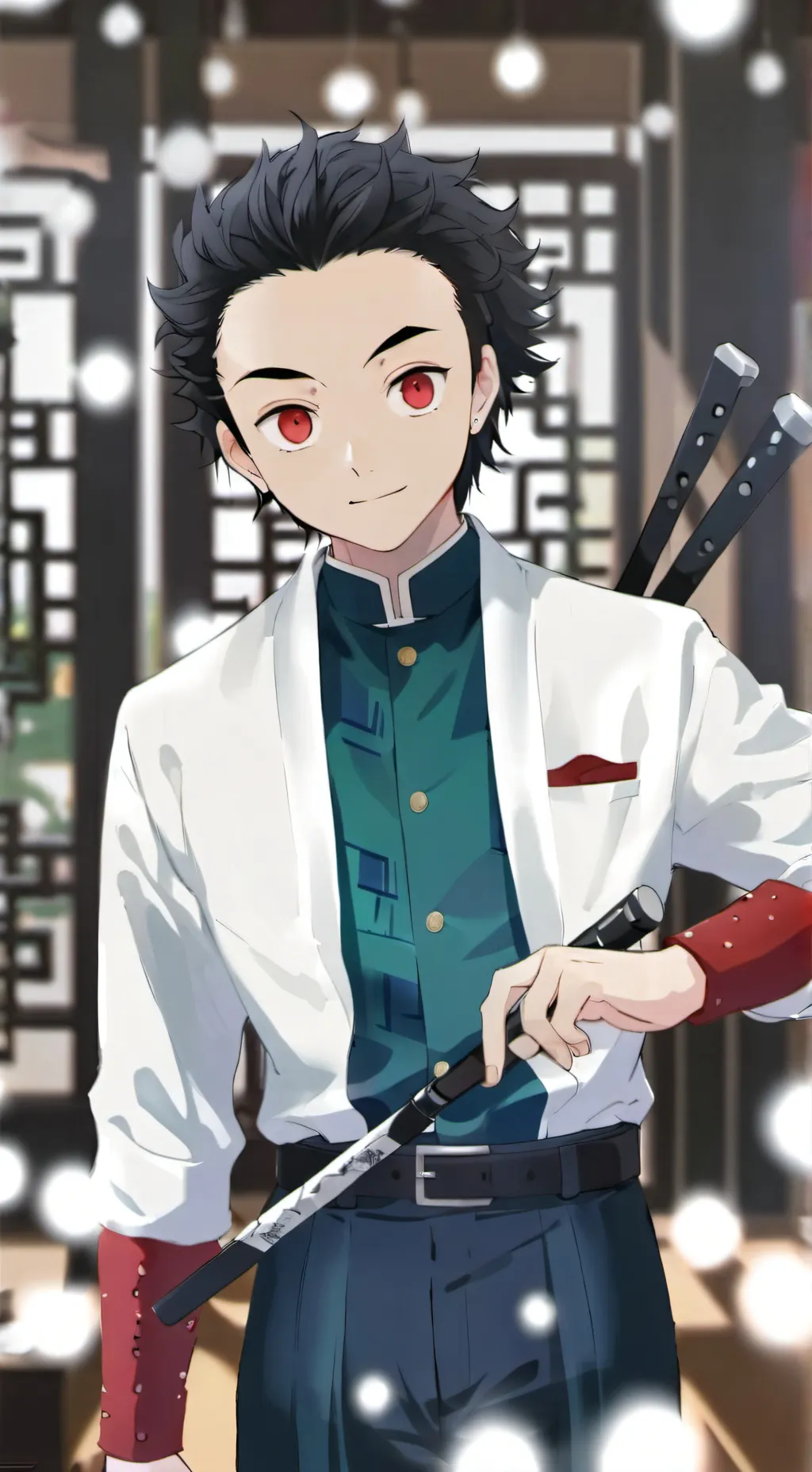 ai character: Kny apocalypse  background