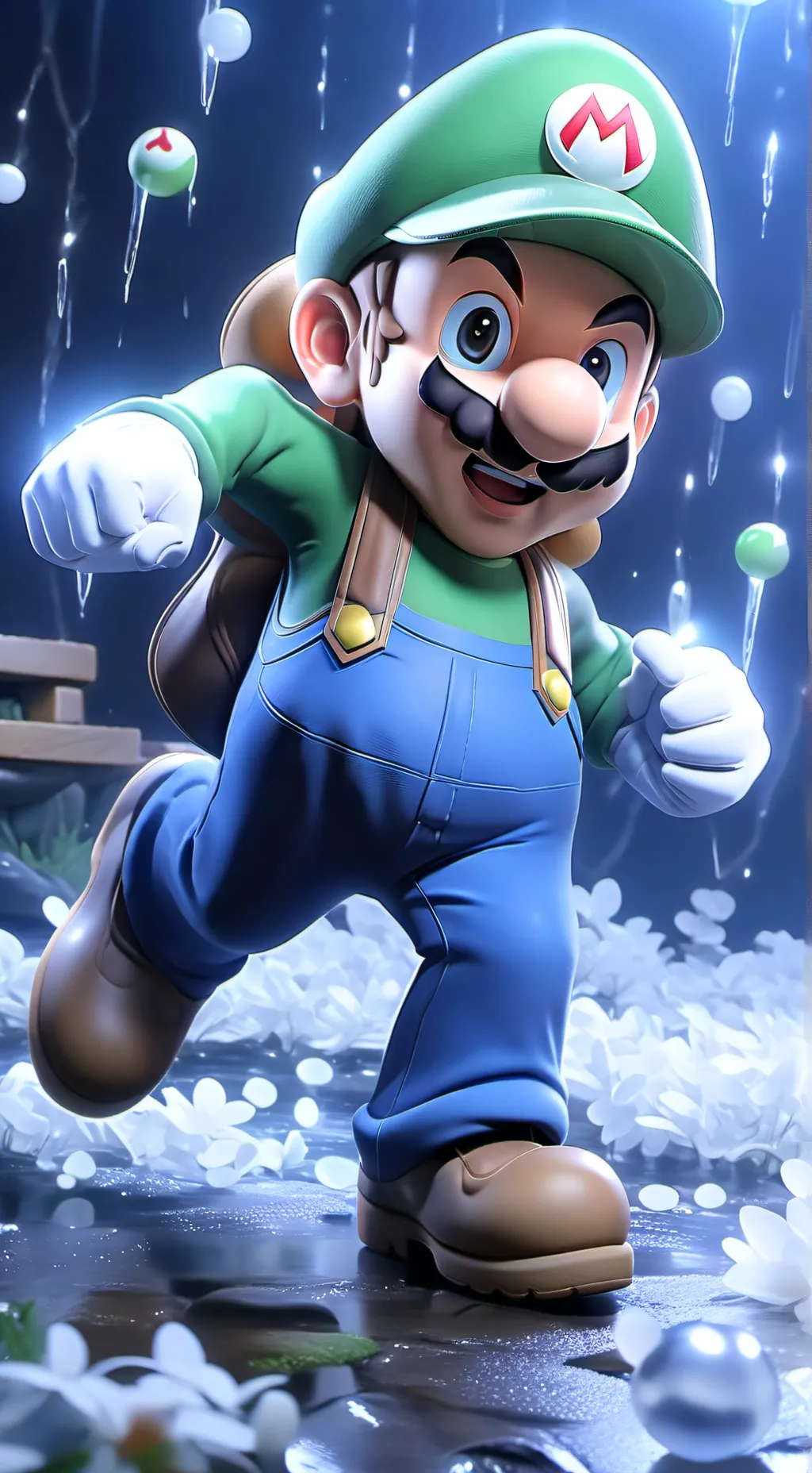 ai character: Luigi background