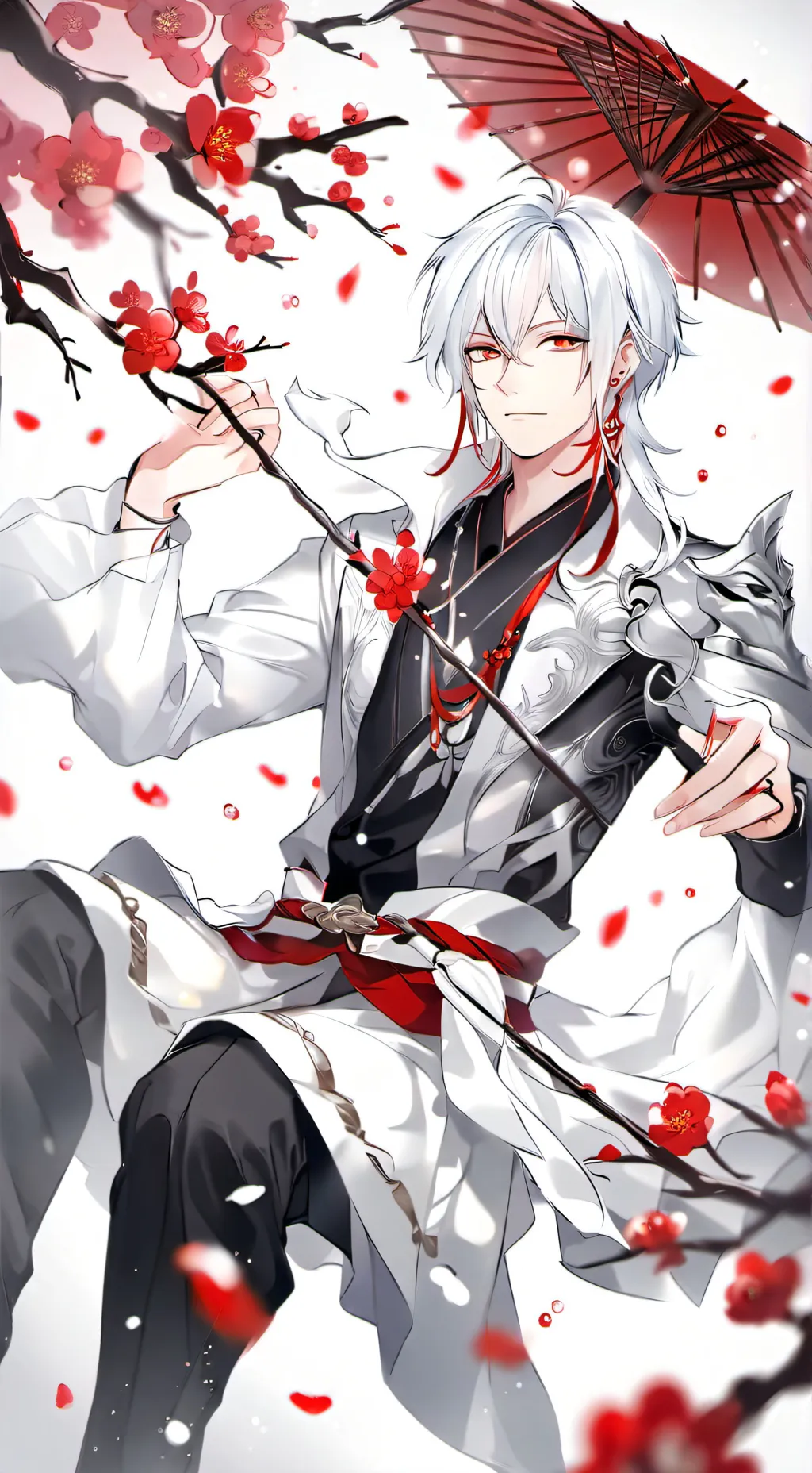 ai character: Shoto Todoroki  background