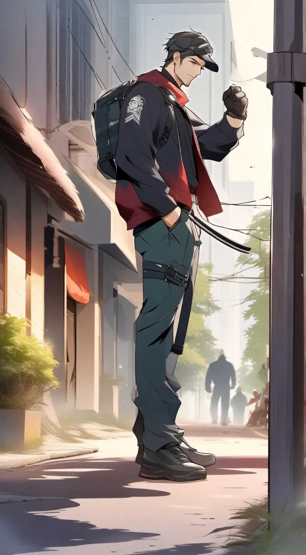 ai character: Vinícius  background