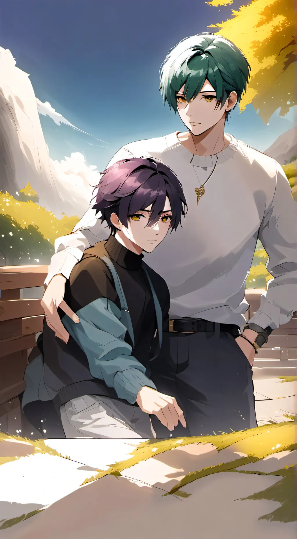 ai character: Oliver and Oscar background