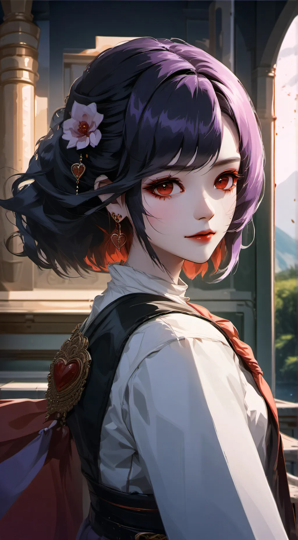 ai character: mha x demon slayer background