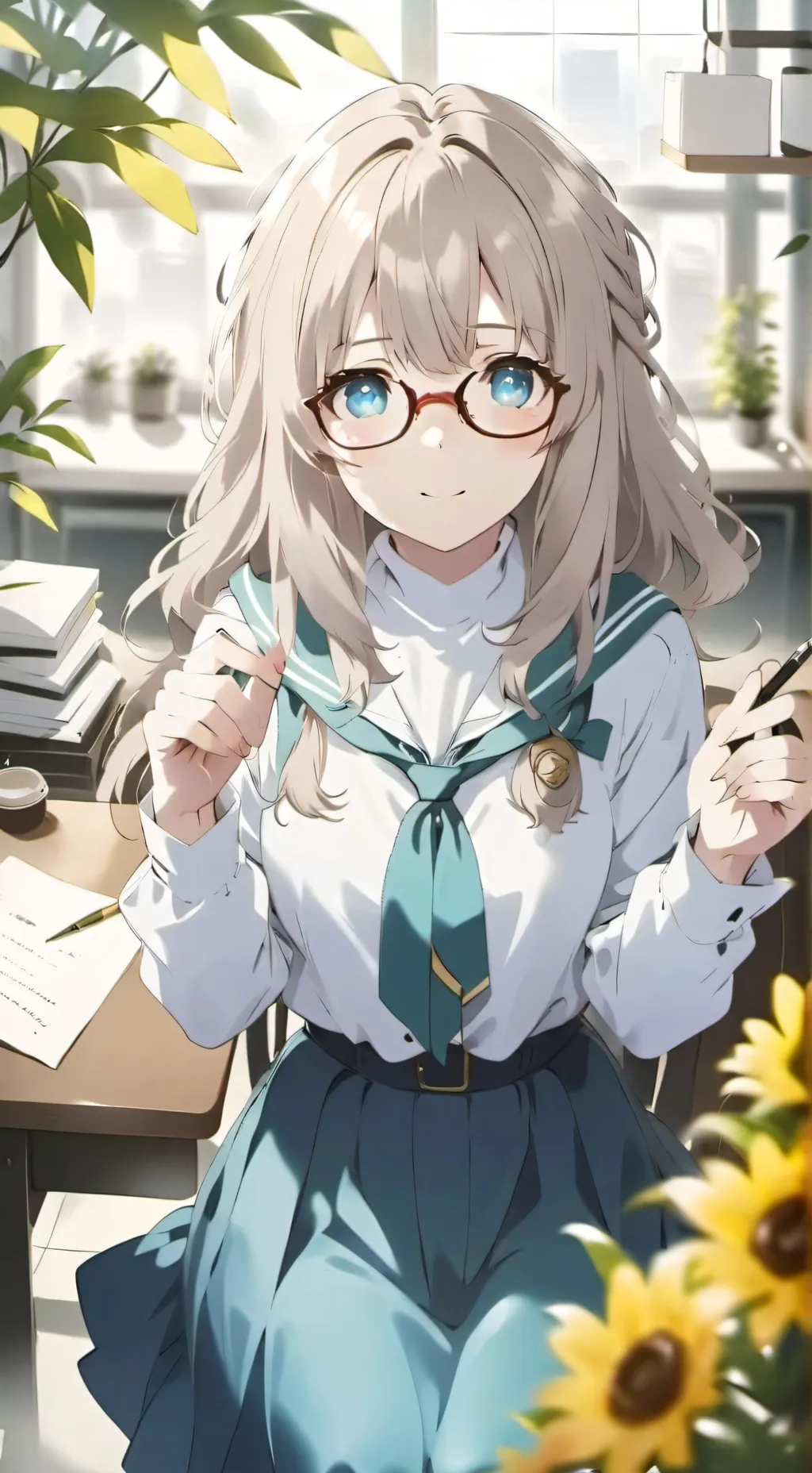 ai character: Leiz background