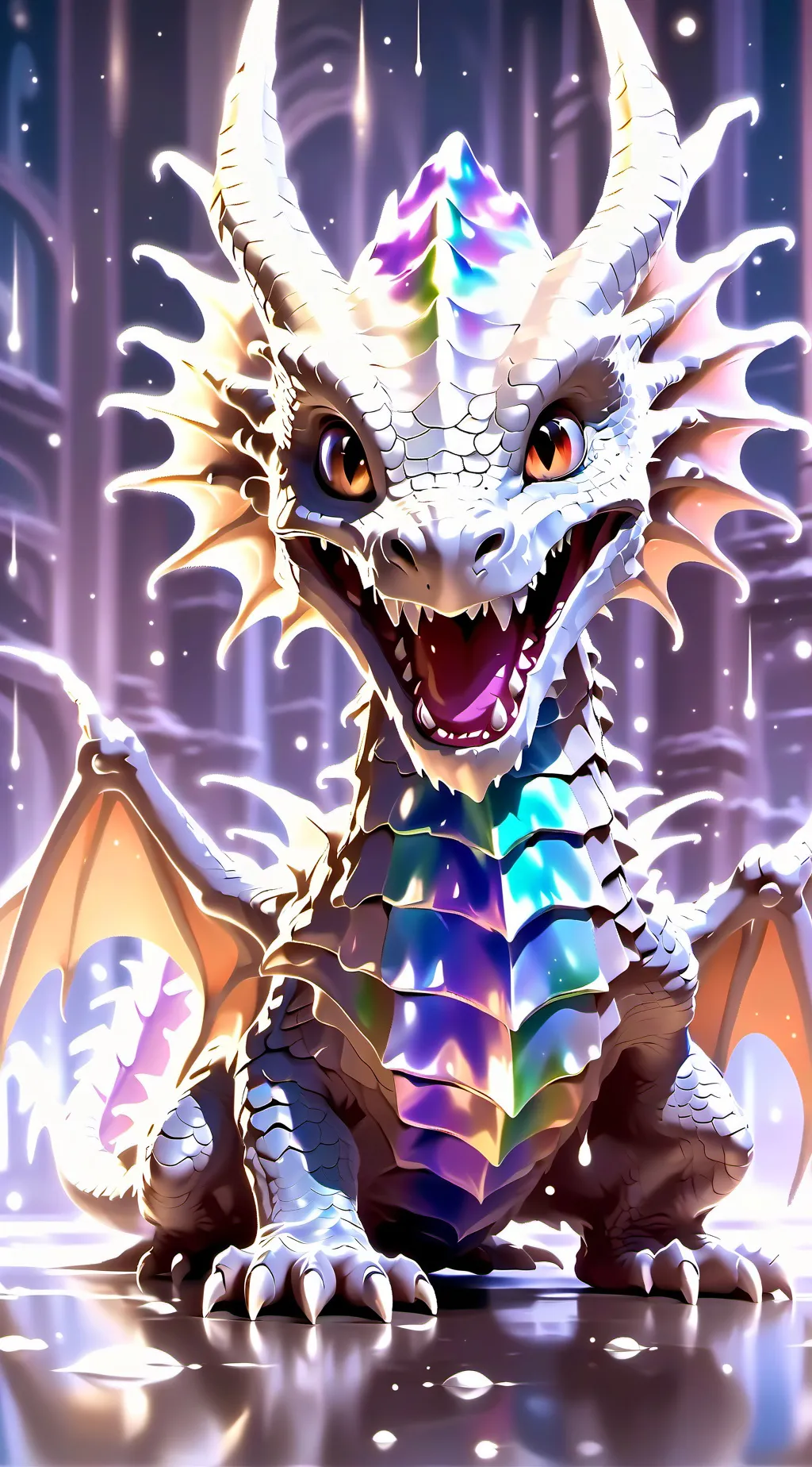 ai character: dragon karan background