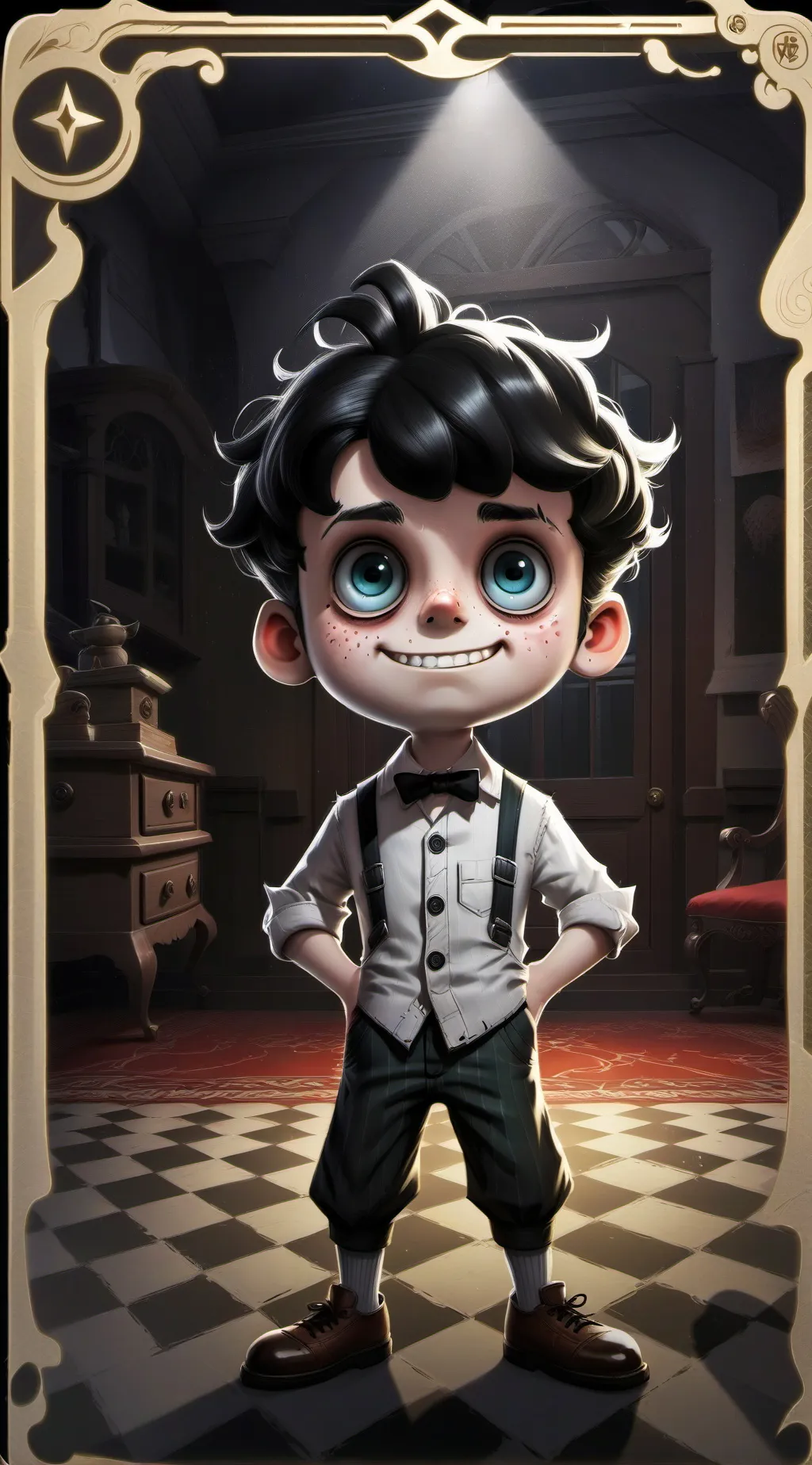 ai character: ten dziwny kuzyn background