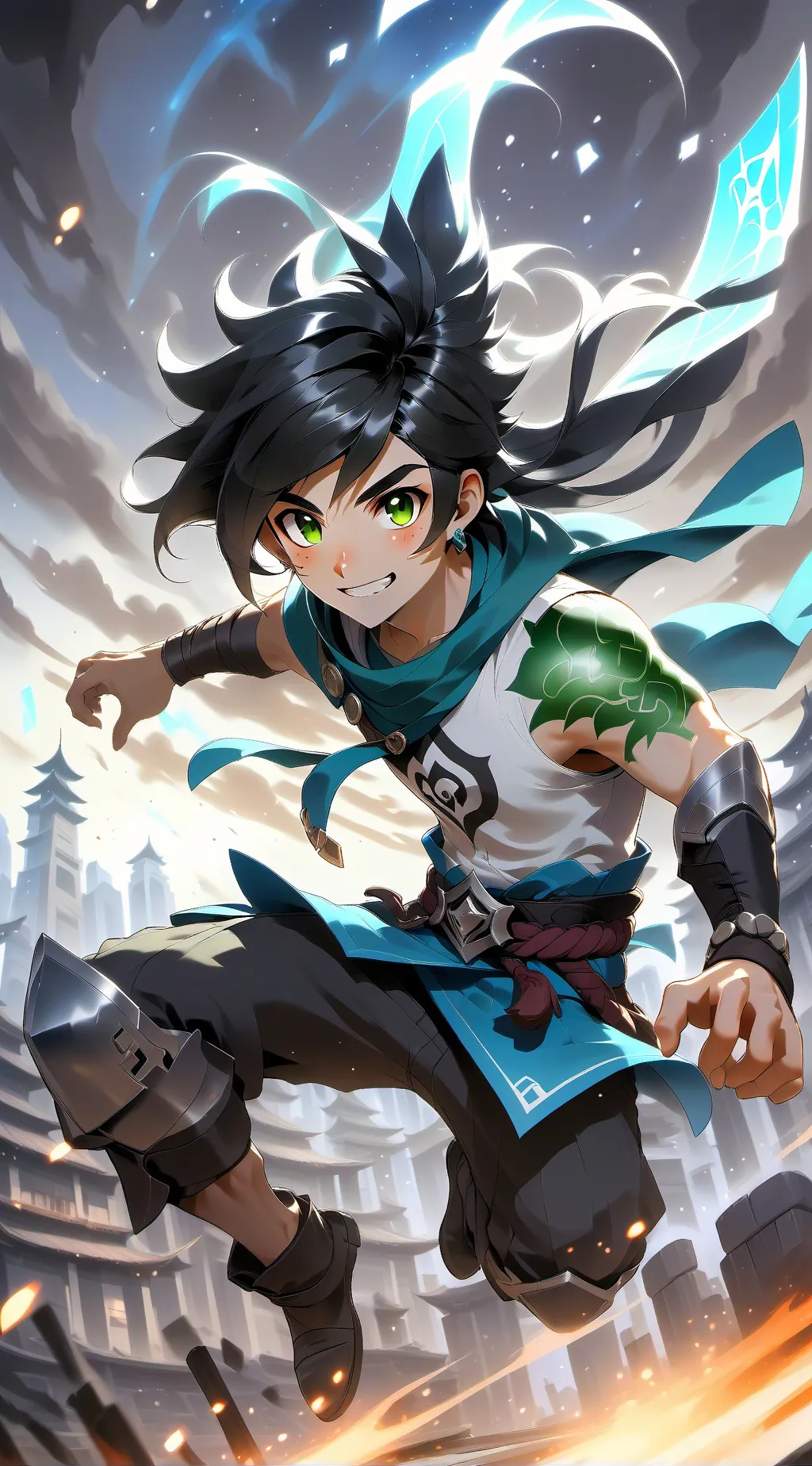 ai character: Kael background