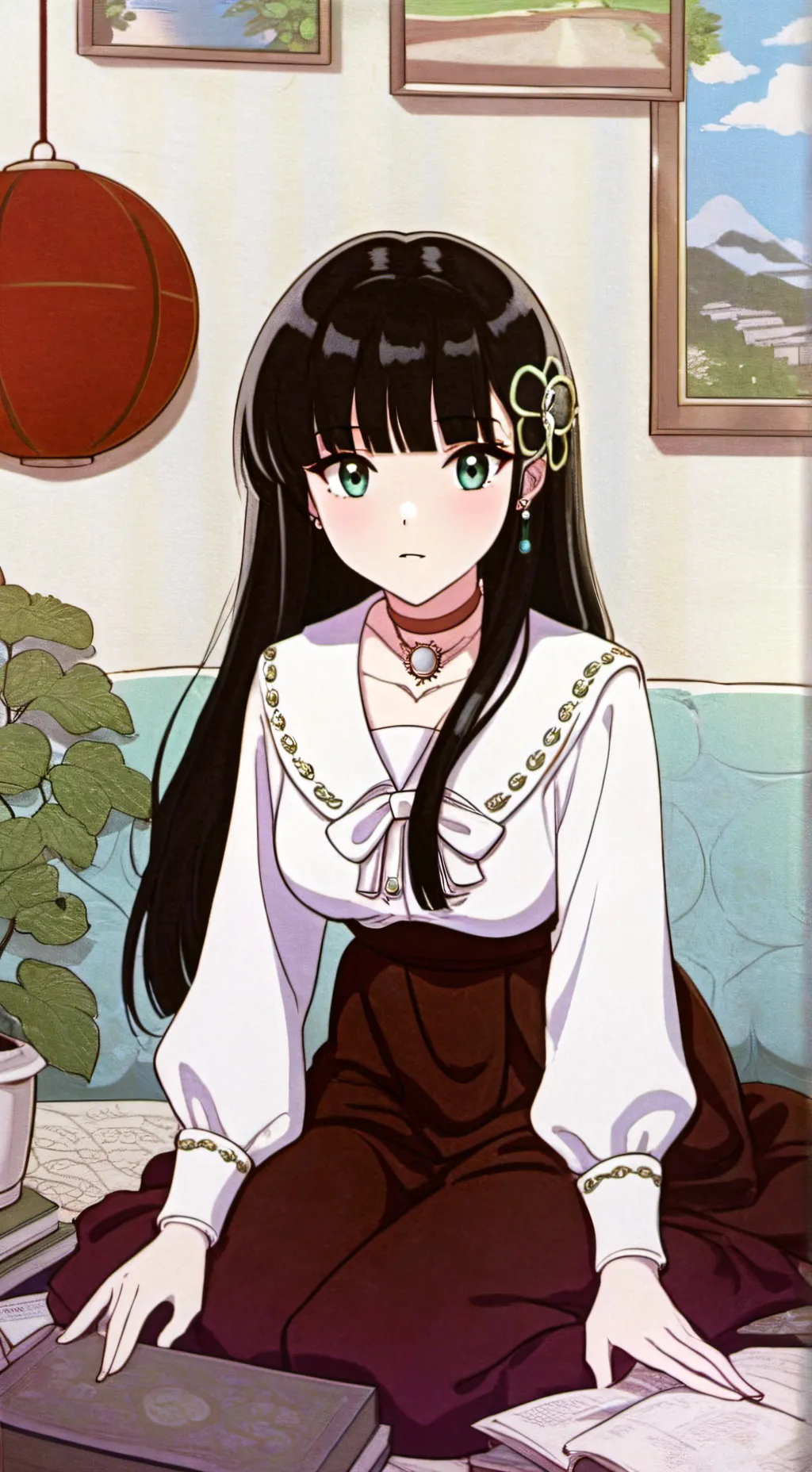 ai character: Yuri  background
