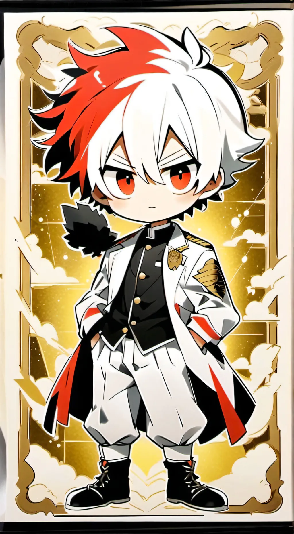 ai character: Shoto Vs Dabi  background