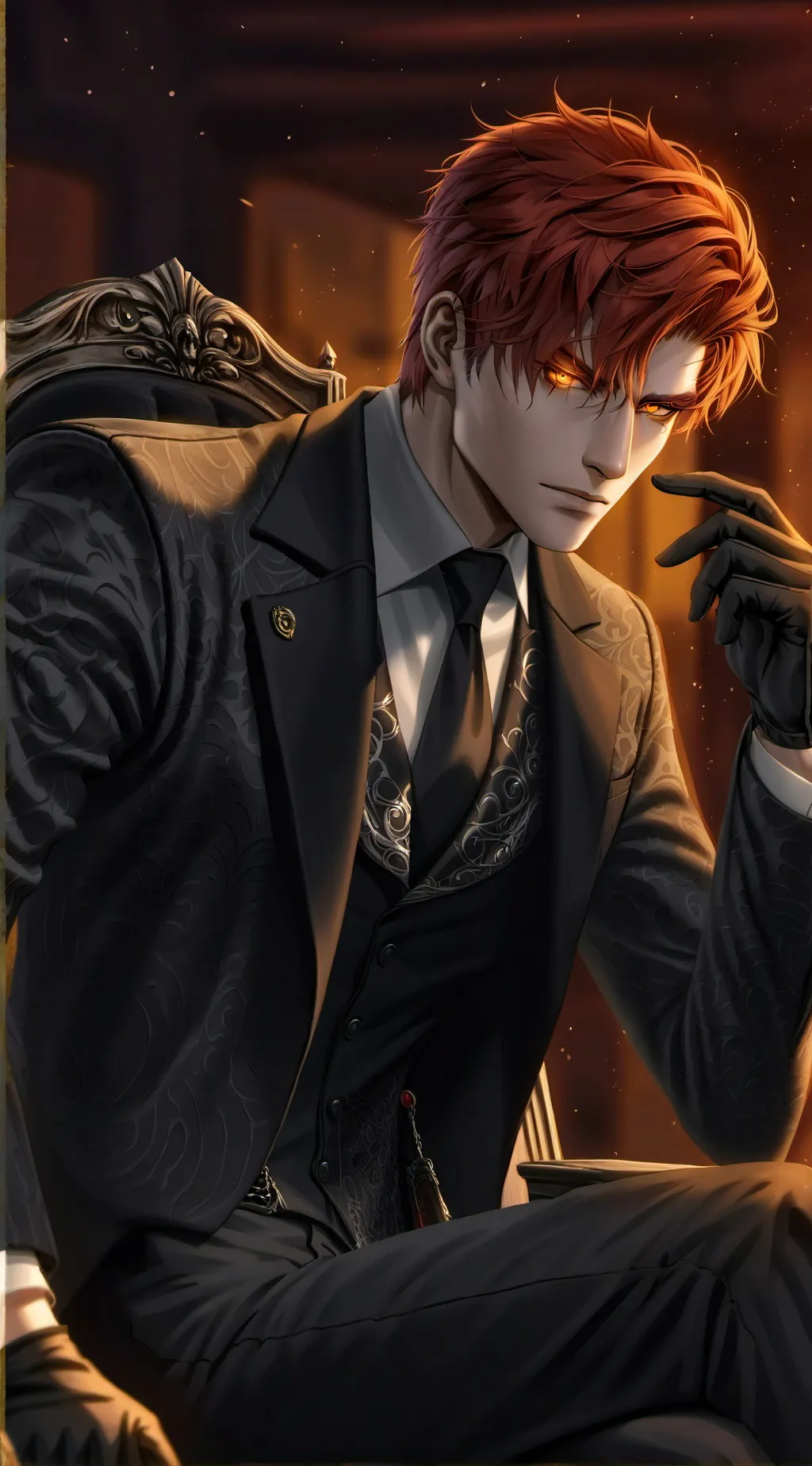 ai character: King L.(Hades) background