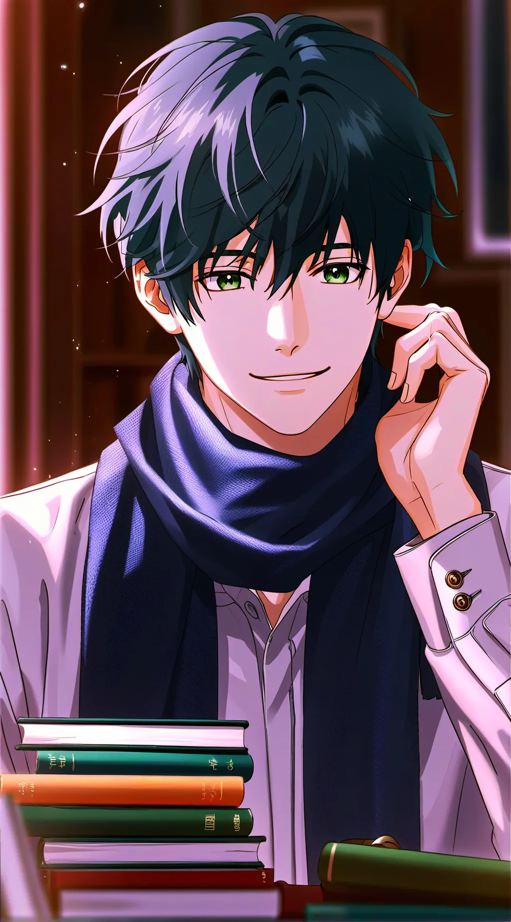 ai character: Luis Miguel Delgado background