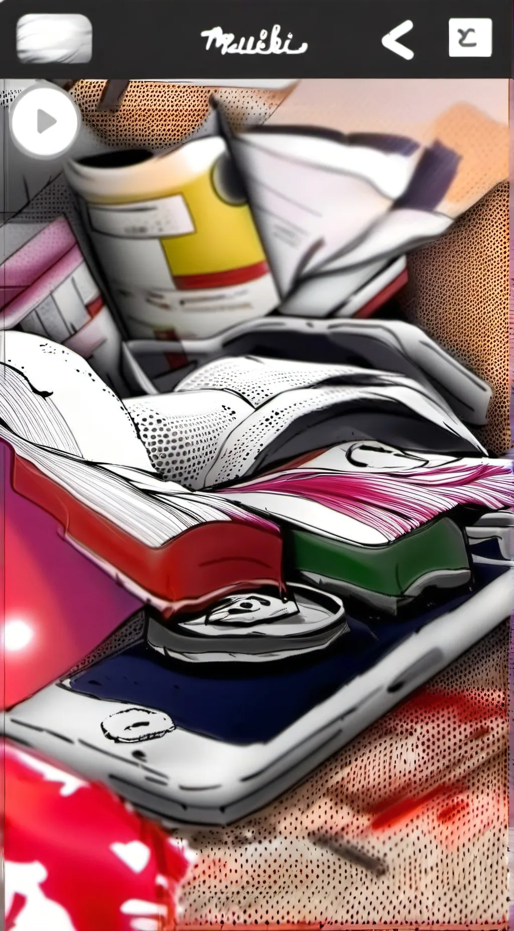 ai character: Toga background