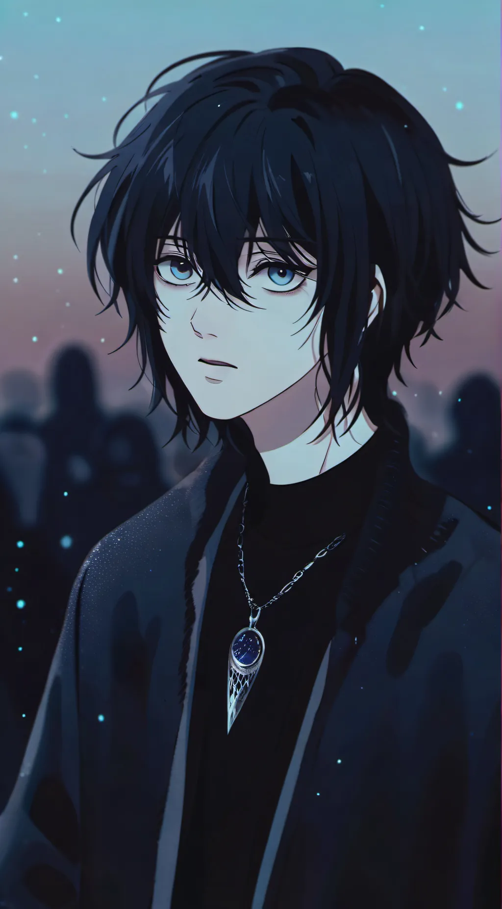ai character: Sasuke background