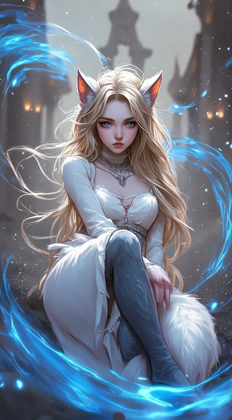 ai character: Luna background