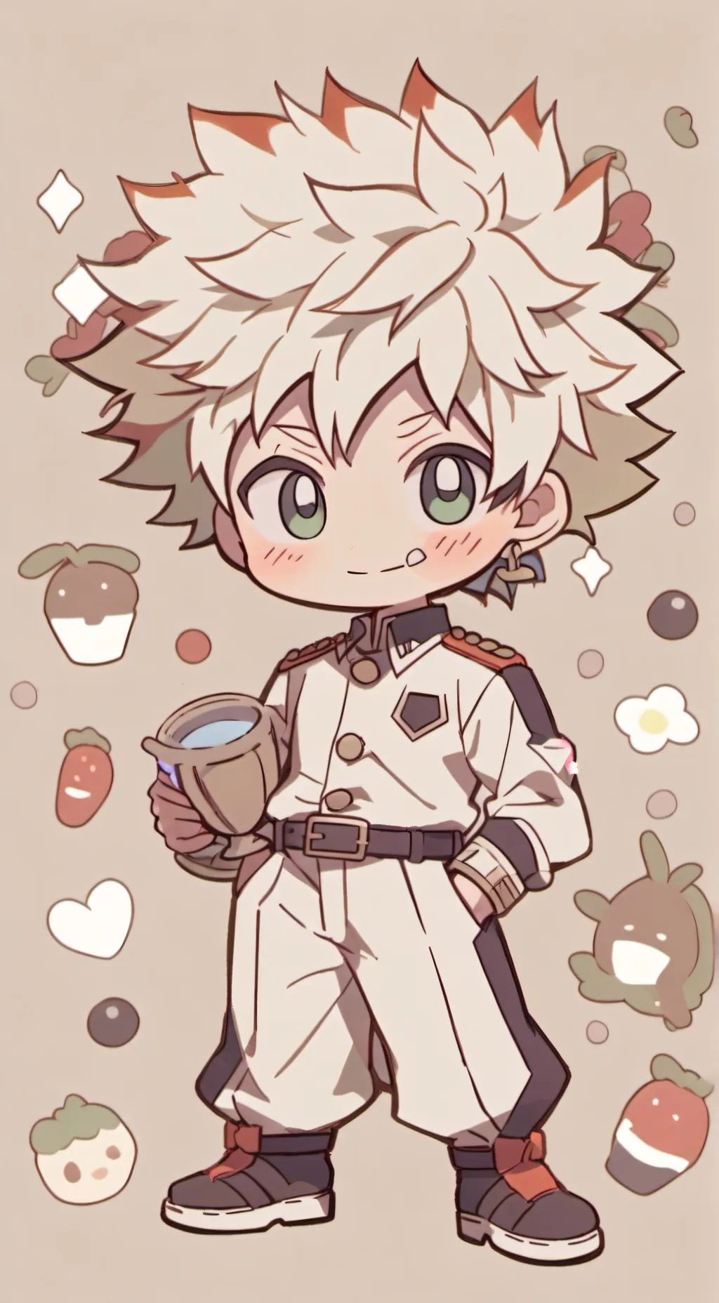 ai character: baby bakugo background