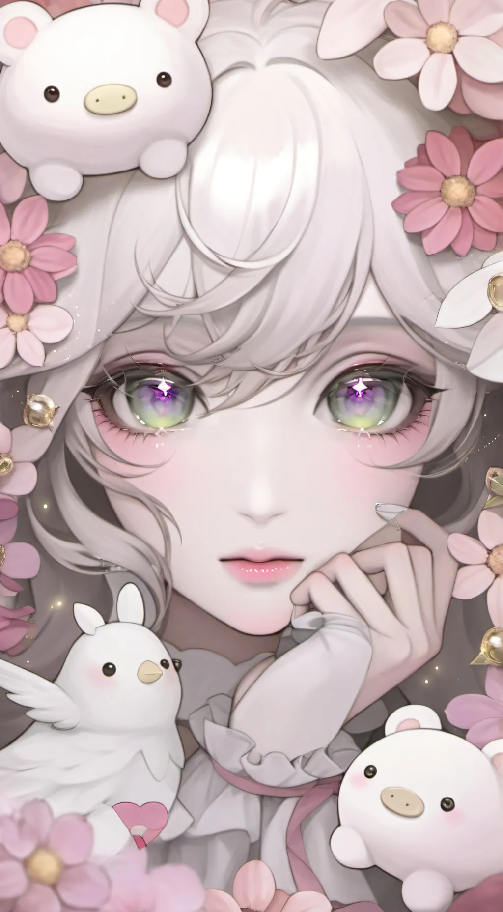 ai character: karl and gary  background