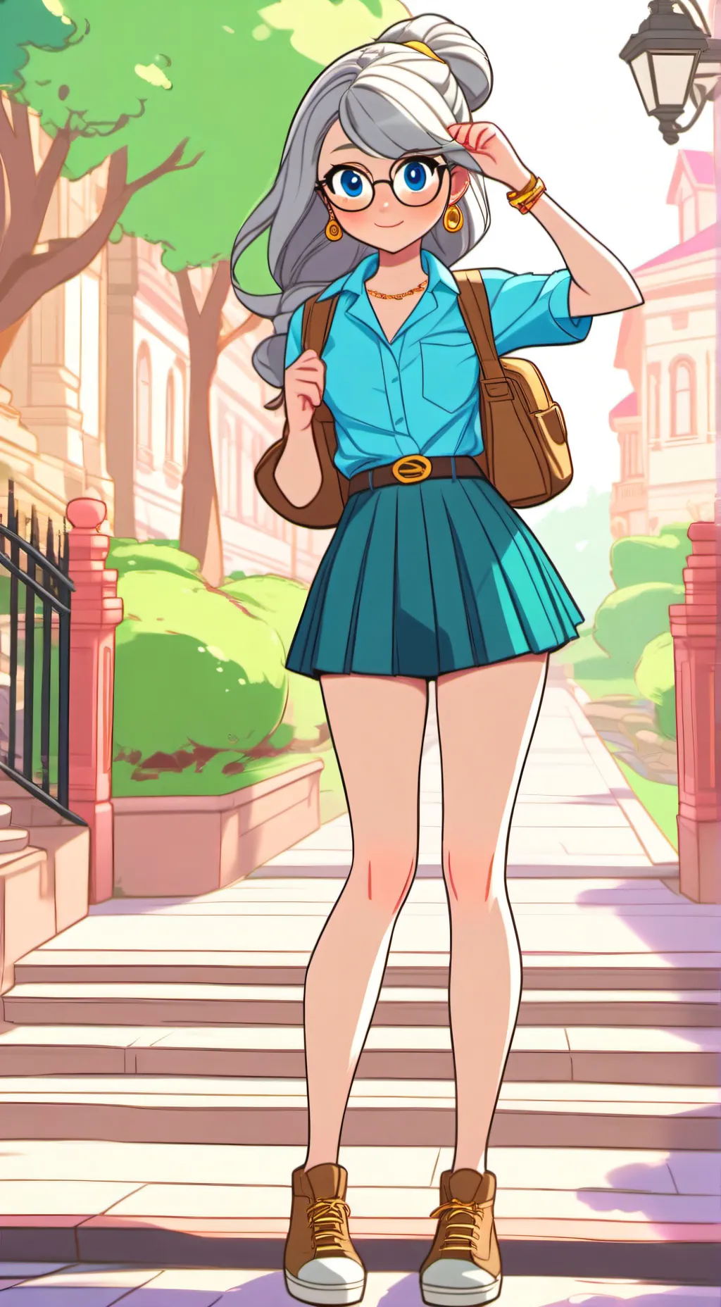 ai character: Addy background