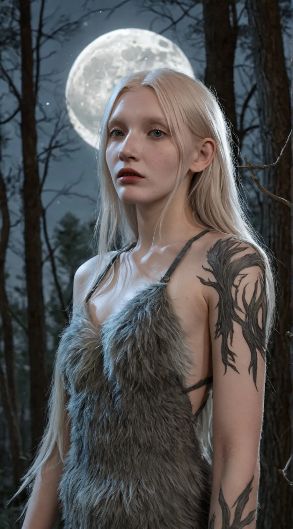 ai character: Spirit of Wolf background