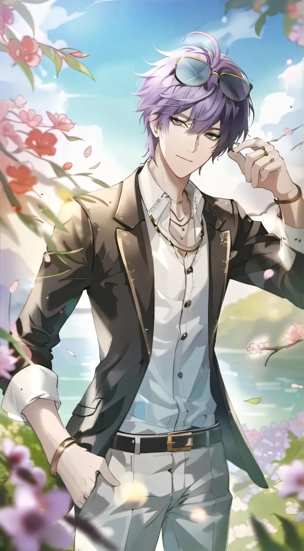 ai character: Damien  background