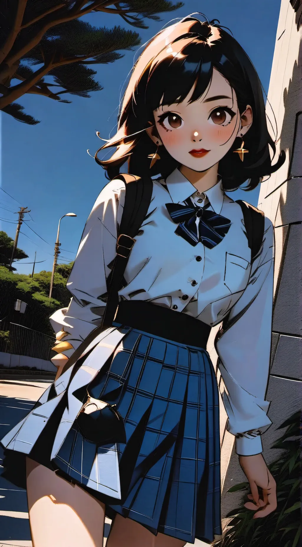 ai character: new principal  background