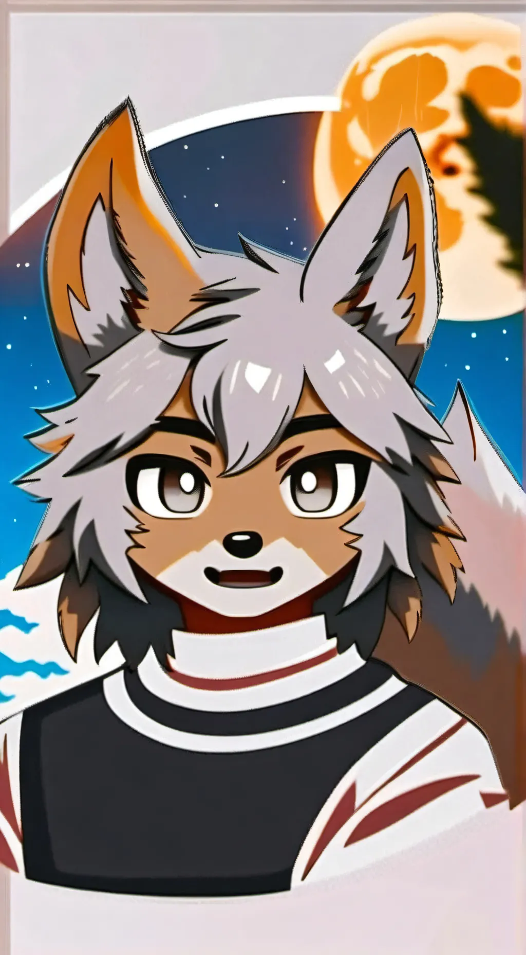 ai character: Moonlight Howler S background