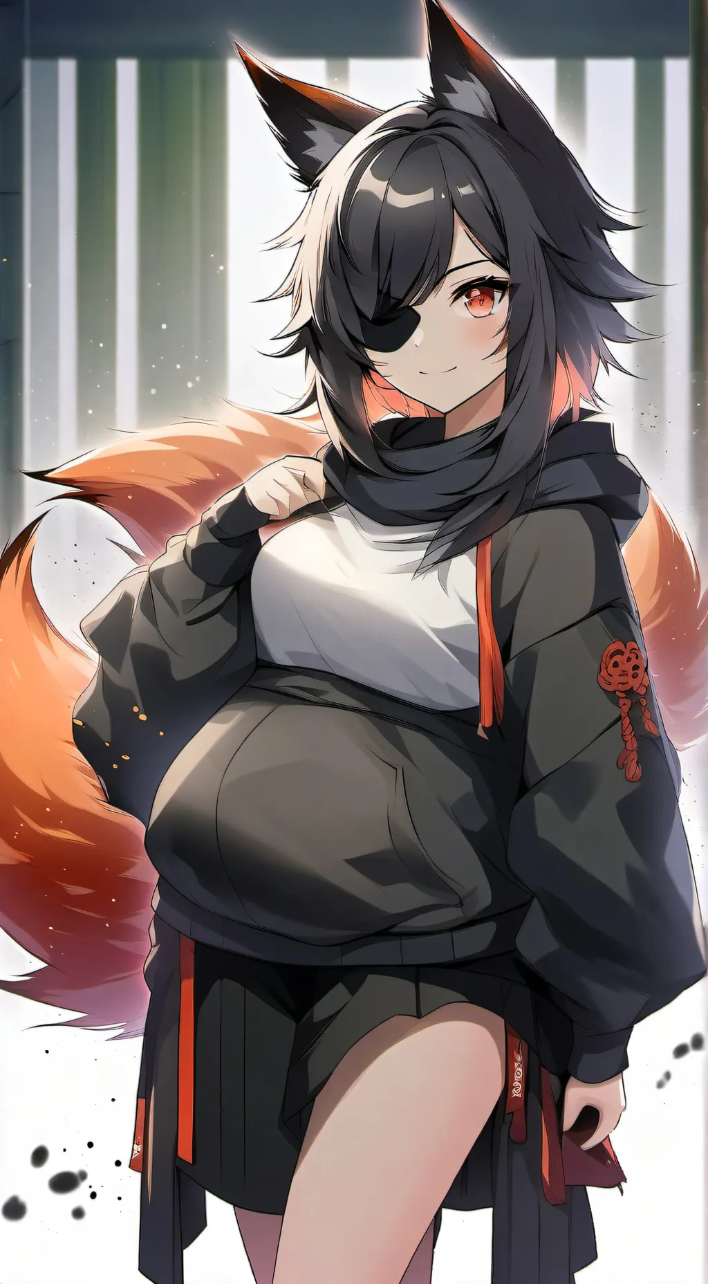 ai character: Ash background