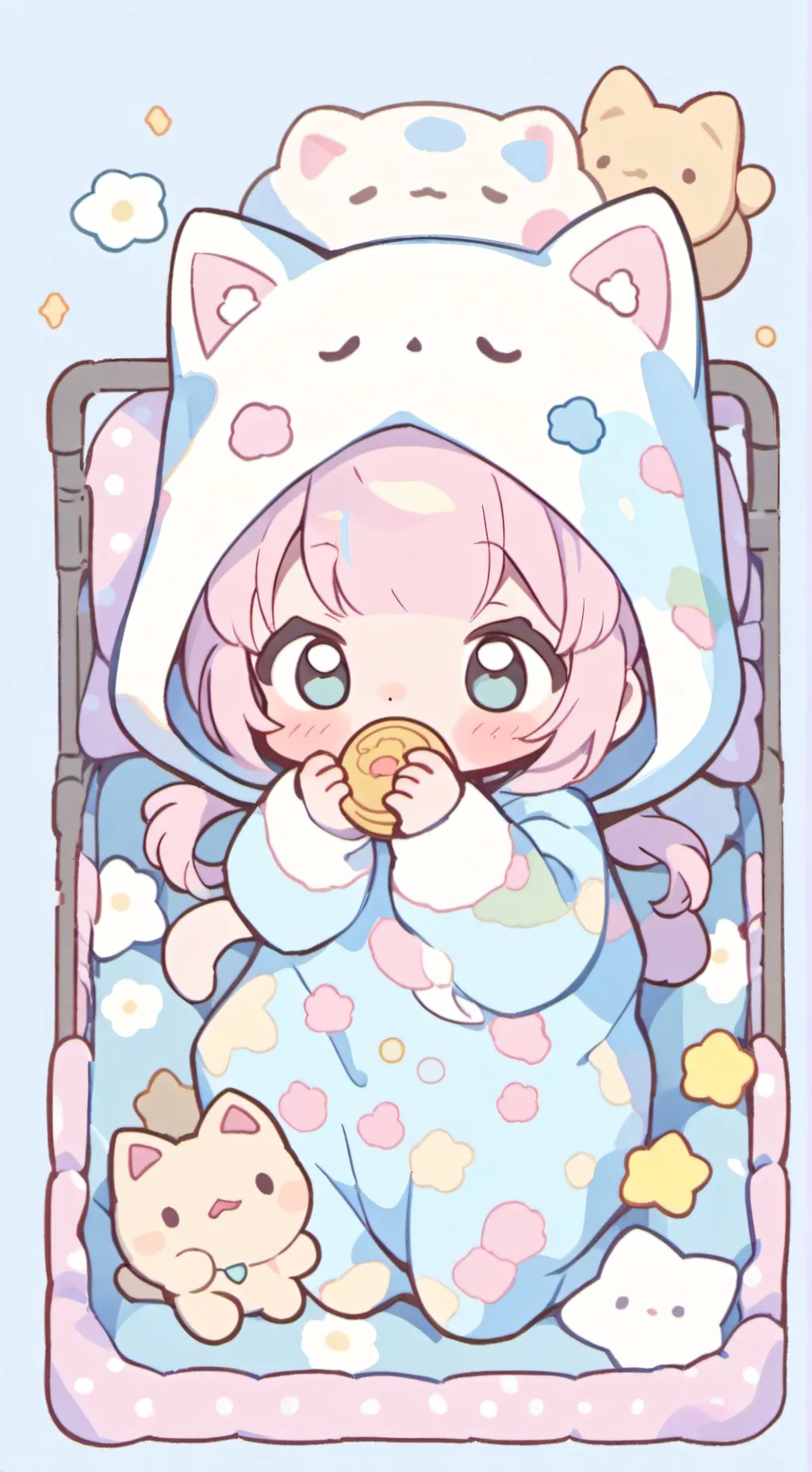 ai character: baby emma background