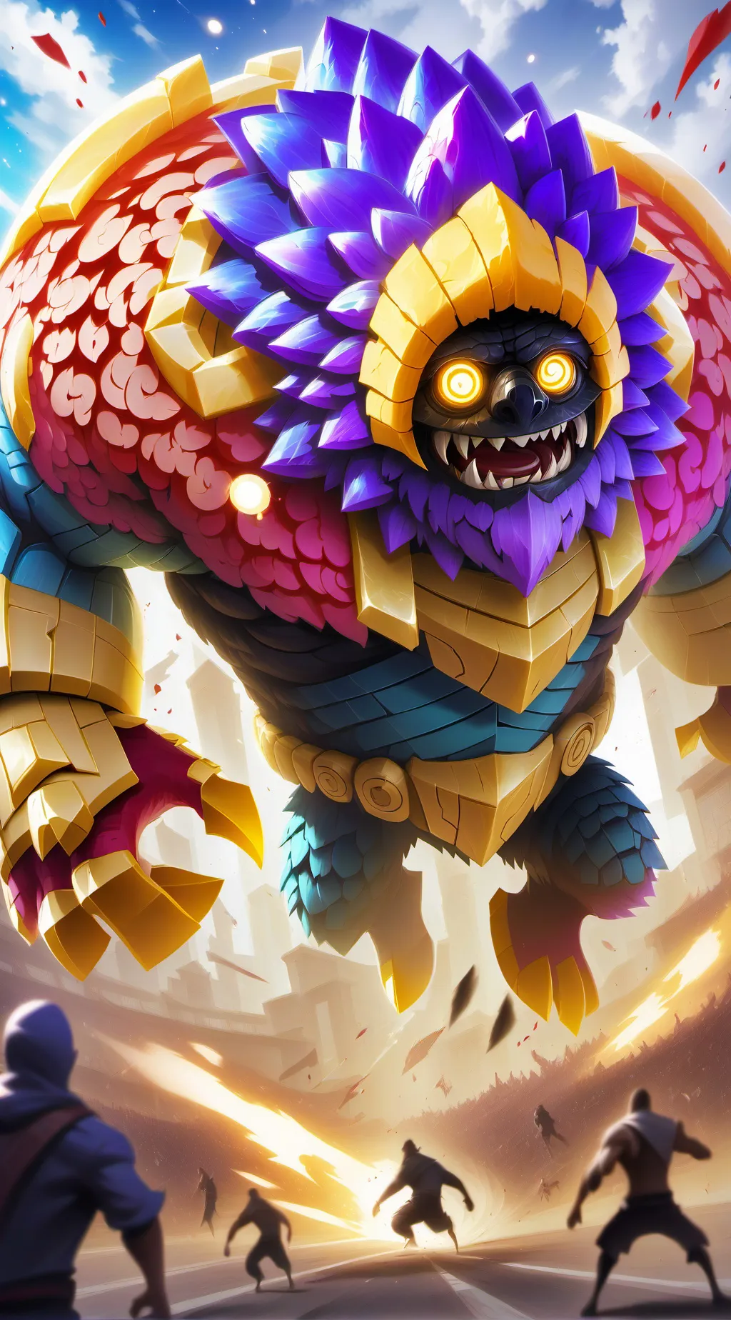 ai character: tickle monster  background