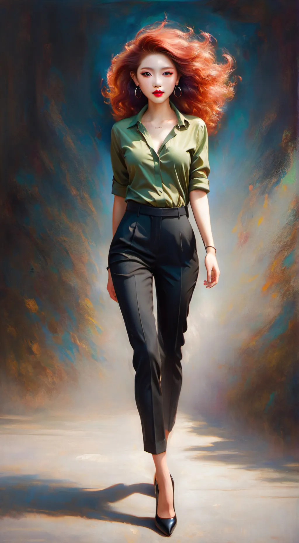 ai character: Vicki background