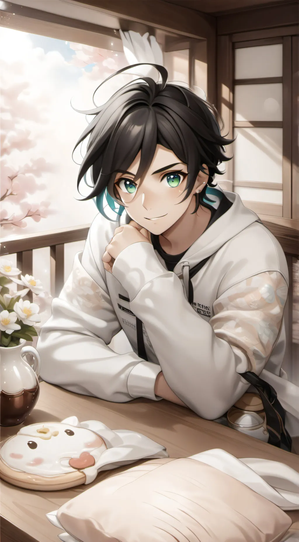ai character: élodie background