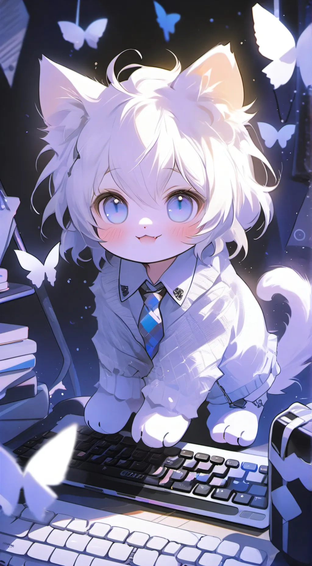 ai character: Byte background