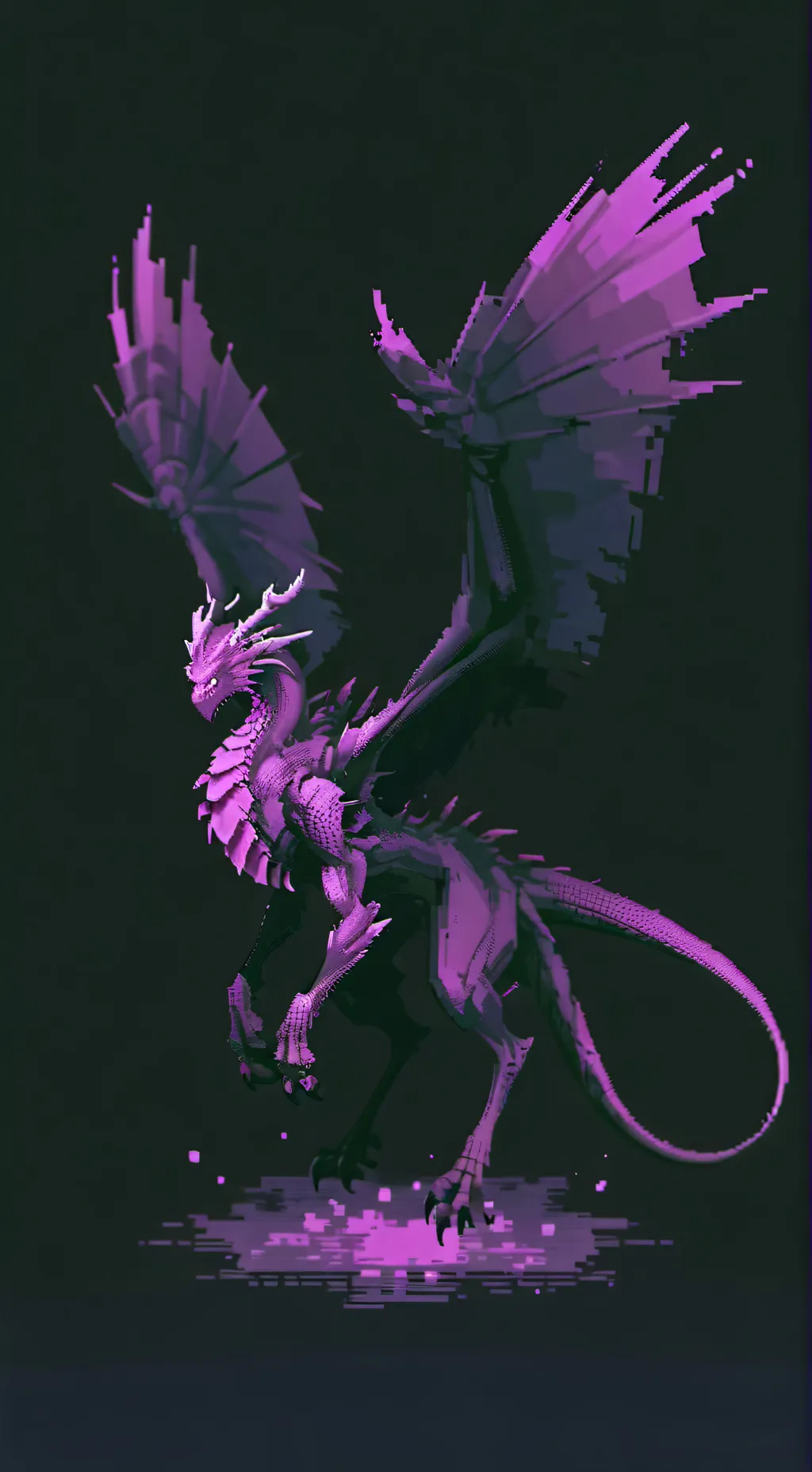 ai character: alternate dragon  background