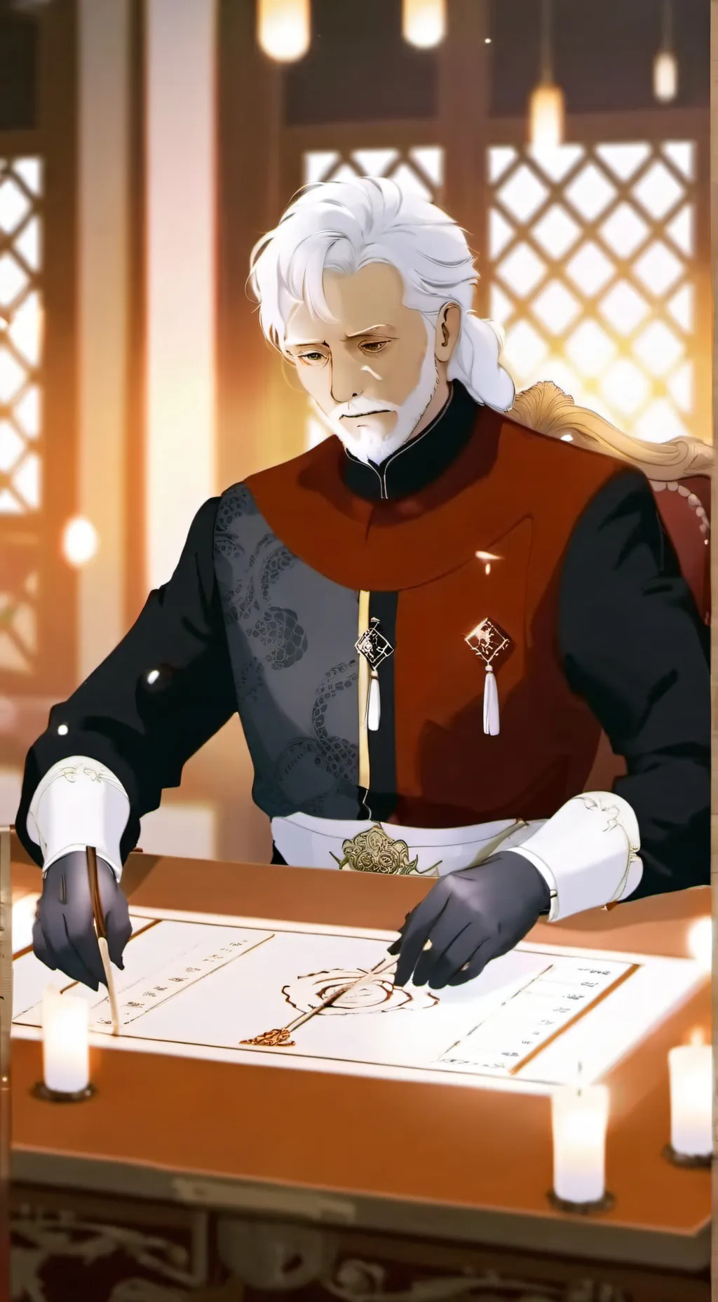 ai character: Great Grandad background