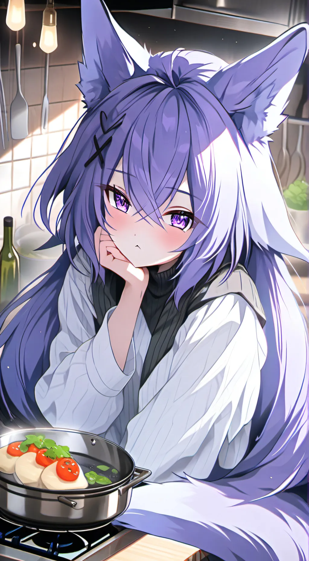 ai character: Purpletail the Fox background