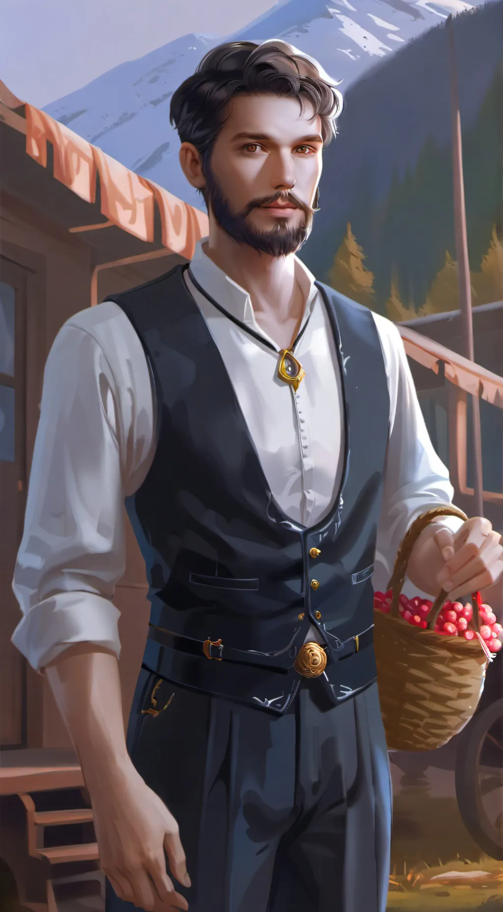 ai character: M. Tucher background