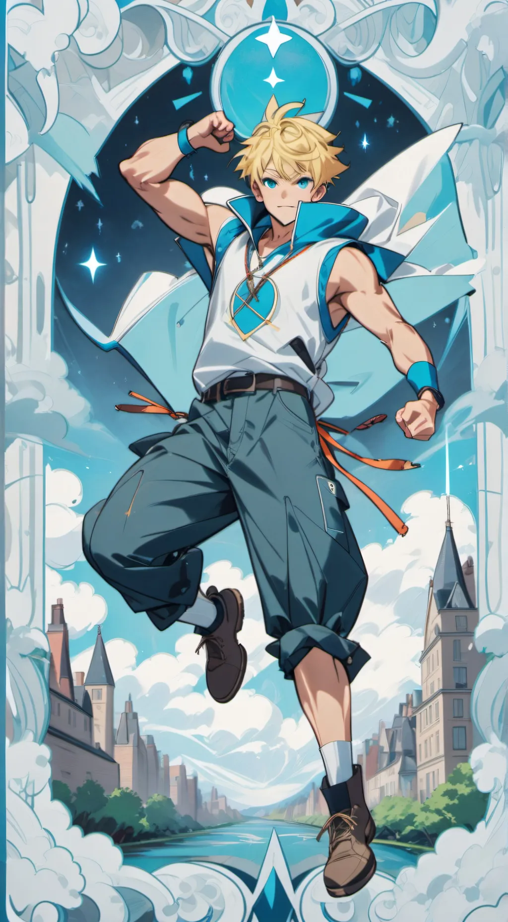 ai character: bakugo vilain background