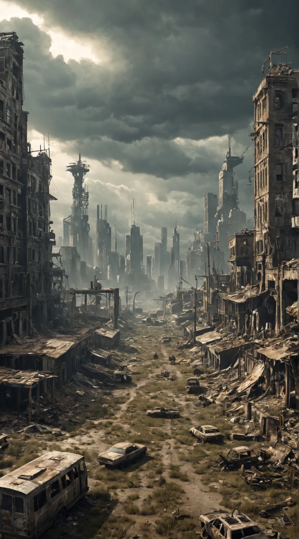 ai character: Post-apocalyptic background